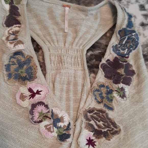 Free people embroidered top - Picture 2 of 7